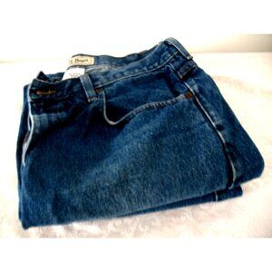 LL Bean Jeans Men's 34x34 Medium Wash, Relaxed, Straight